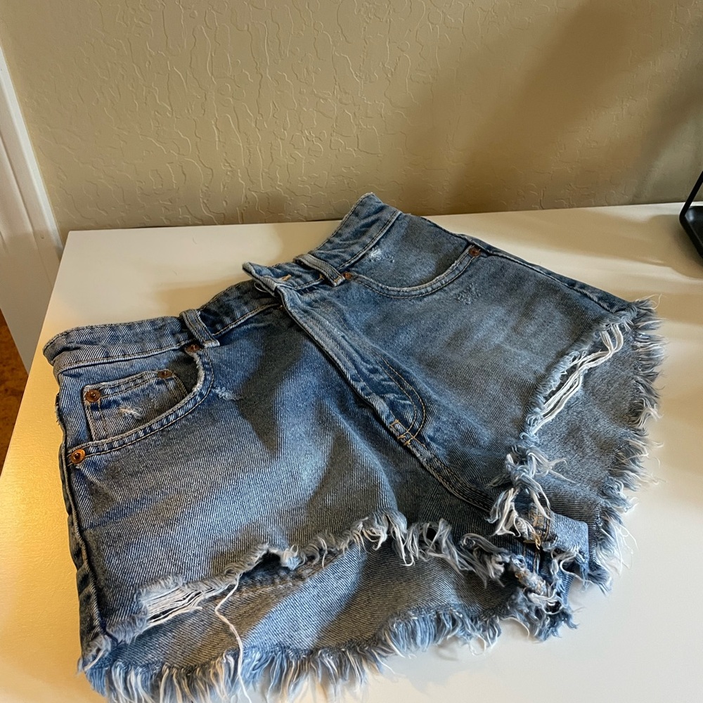 Zara denim shorts